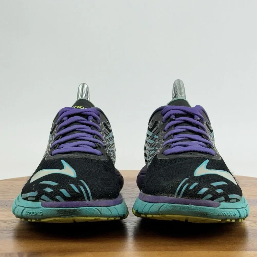 Womens Brooks Pure Cadence 5‎ Black Athletic Running Sneakers Shoes Size 7.5 B